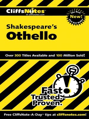 cover image of CliffsNotes on Shakespeare's Othello